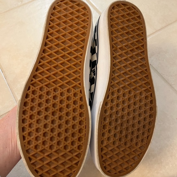 Vans checkerboard originals- black white. M8.5/w10 - Picture 4 of 4